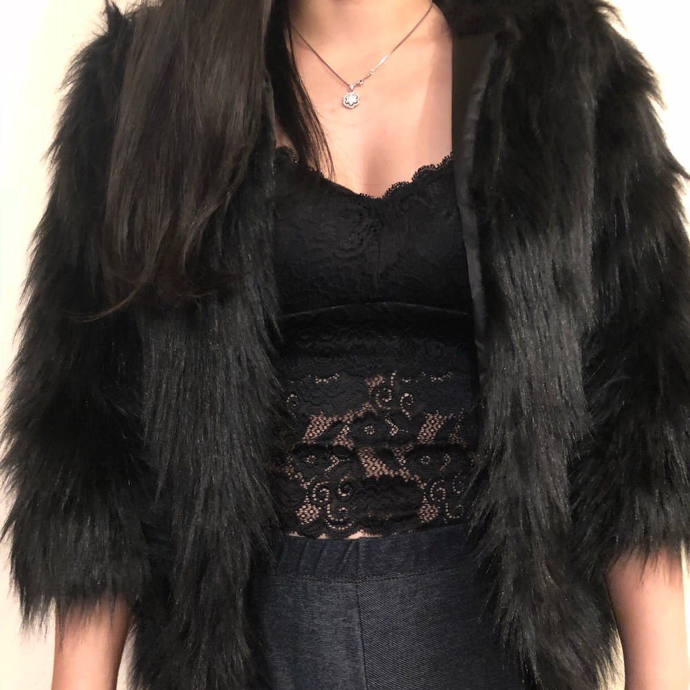 Black Fur Jacket